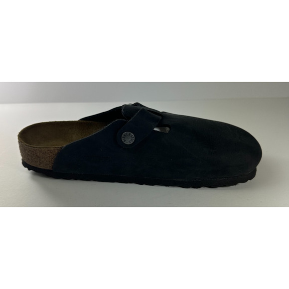 *Damaged* Birkenstock Boston Slip On Clog Mules Black Size 38 US 7 L7 M5 *Flawed - Picture 5 of 16
